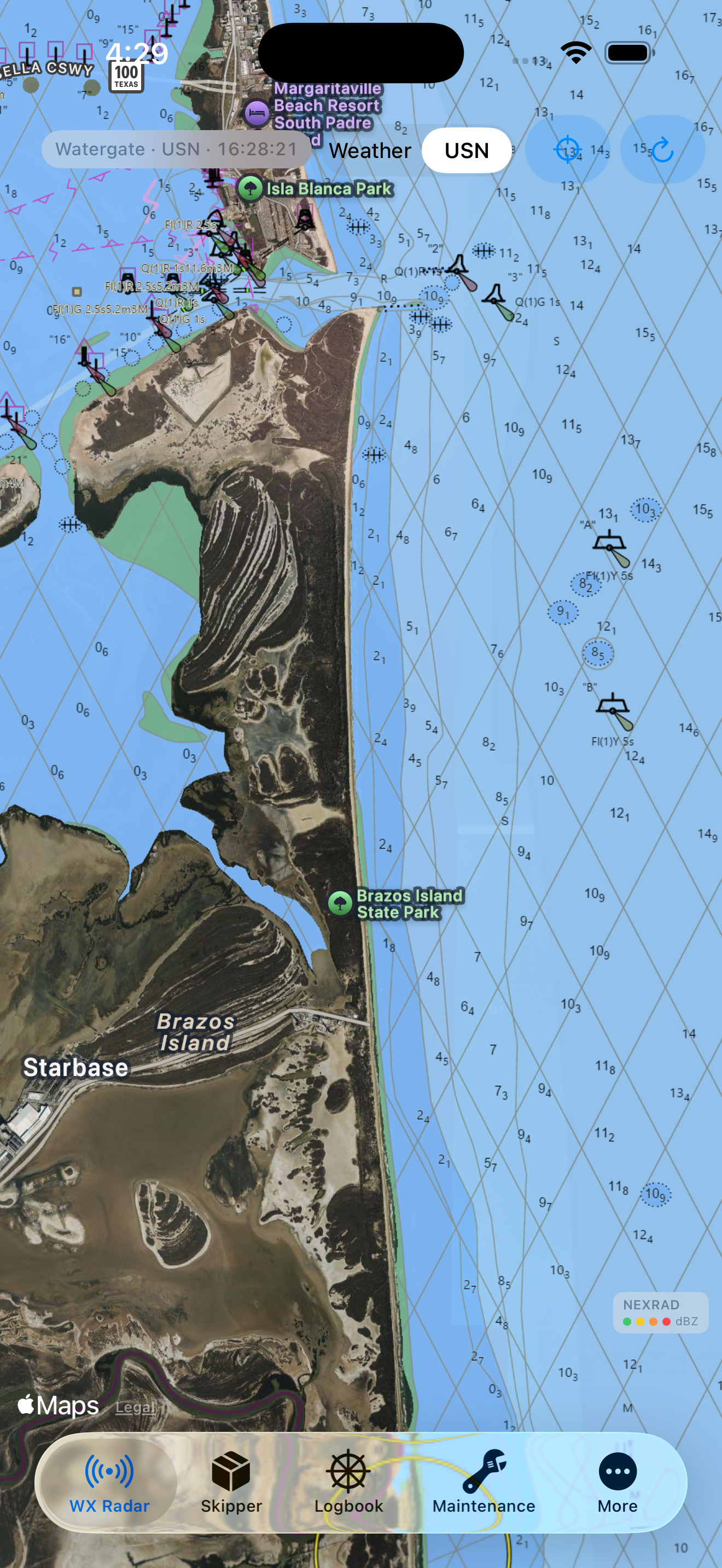Navigation example - Starbase Texas.